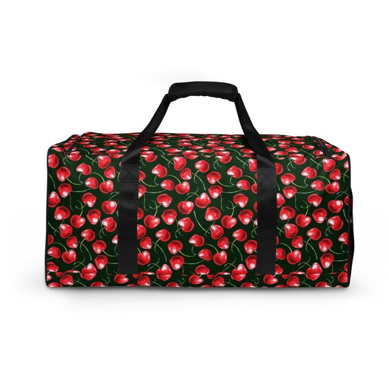 Cherries Duffle Bag All Over Print Duffle Bag Cherry 