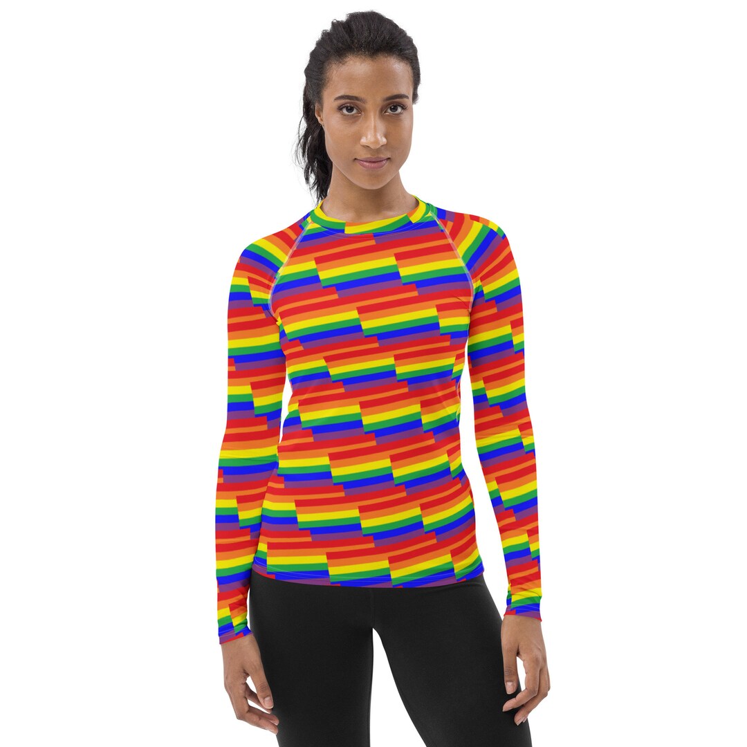 Lesbian Pride Rash Guard Gay Pride Fitness Rash Guard Long - Etsy