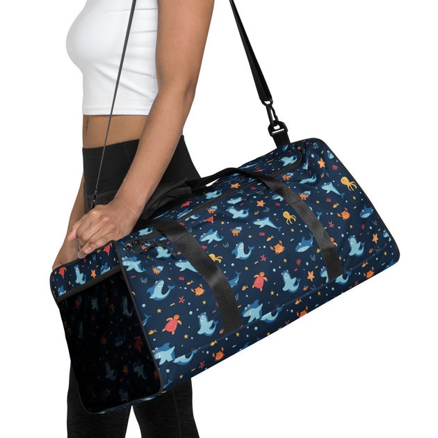 Shark Duffle Bag | Crab Bag | Turtles Travel Bag | Octopus Bag Luggage Bag