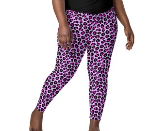 plus size nike leopard leggings
