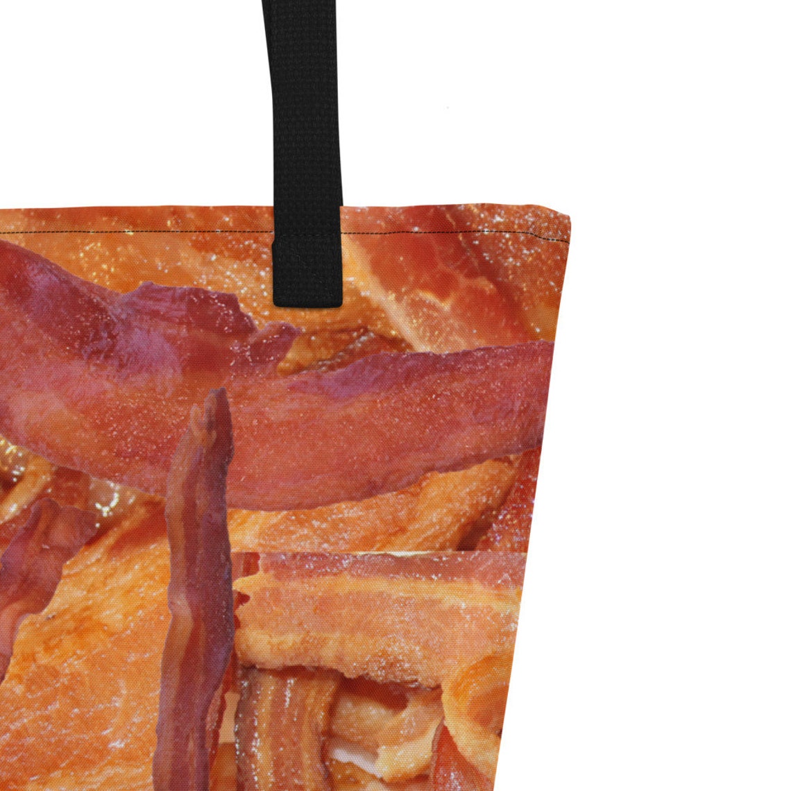 Bacon Lover Beach Bag Bacon Junkie Accessory Travel Tote for Etsy