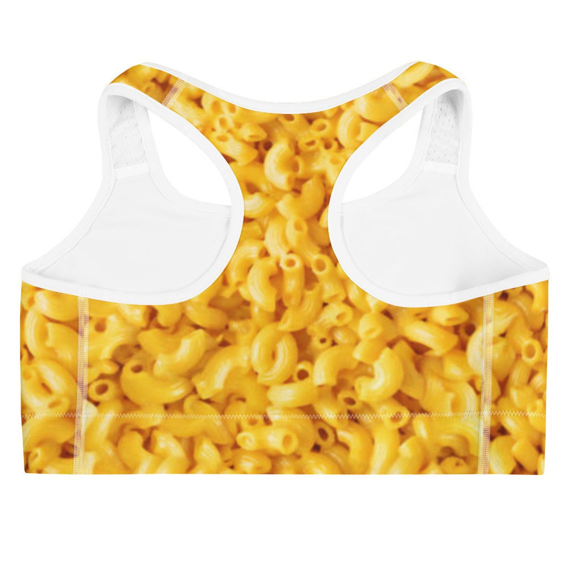 Macaroni and Cheese Sports bra Mac n cheese sports bra mac n Etsy