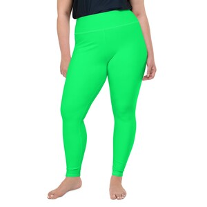 Neon Lime Green / Leggings 