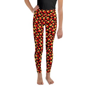 French Fries Printed Leggings for Kids/Youth, Kids Foodie Tights, Children Leggings, All Over Print Soft Stretch Girls Leggings, Girls Gift