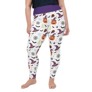 Women Witch Leggings Spooky Scary 