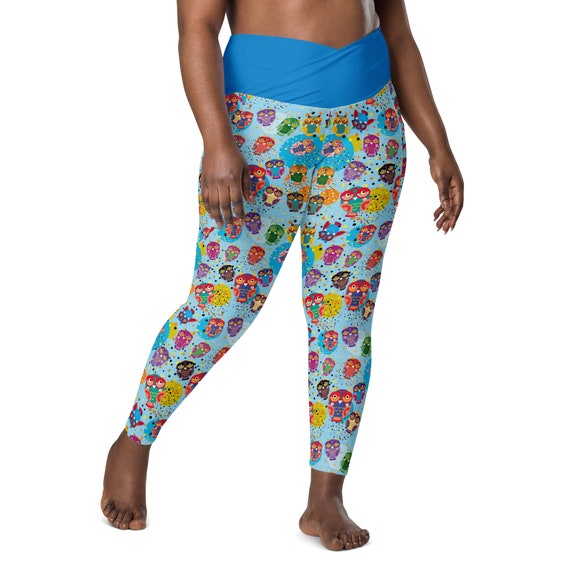 Owl leggings plus size cheap