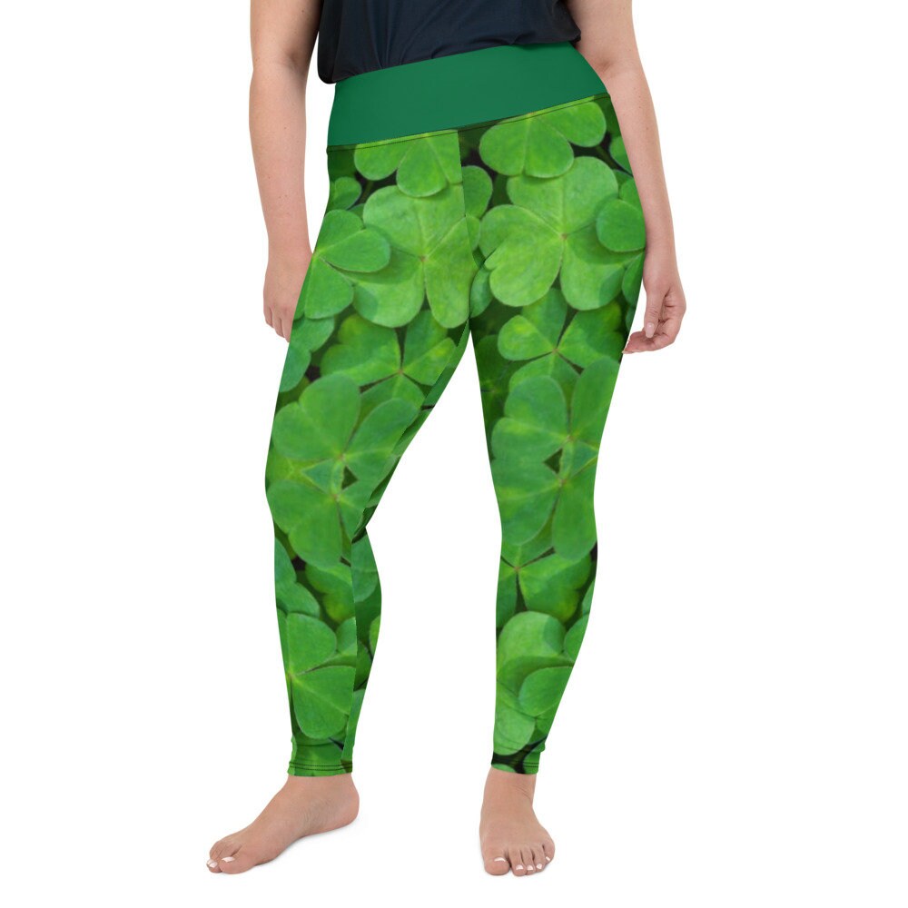 Shamrock Clover Leggings St Patrick 