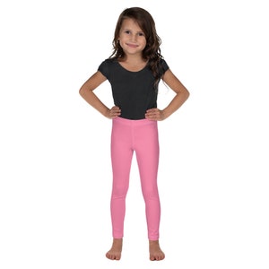 Pretty Pink Kids Leggings, Festival Girls Leggings, Toddler Leggings, Birthday Party Leggings, Soft Stretch Leggings, Gift for Kids