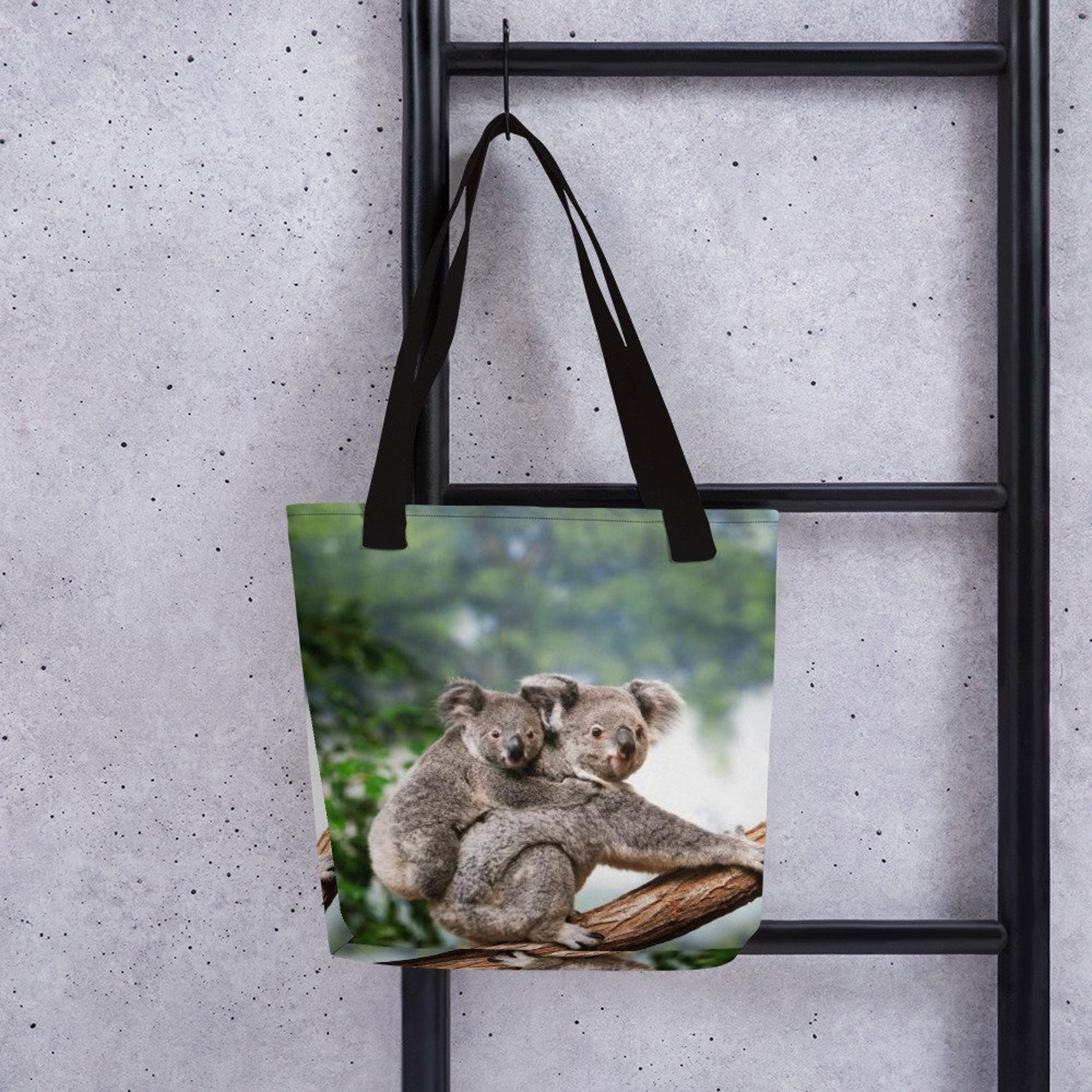 Koala Tote bag Koala tote Animal Tote Koala Gift Bag Etsy
