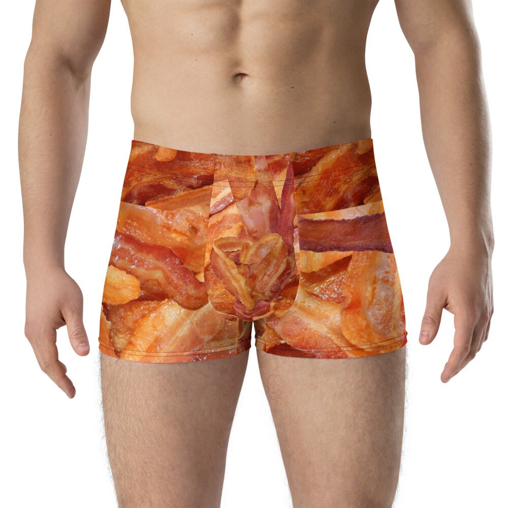 BACON Lover's Men's Underwear Fun Junk Food Print Etsy