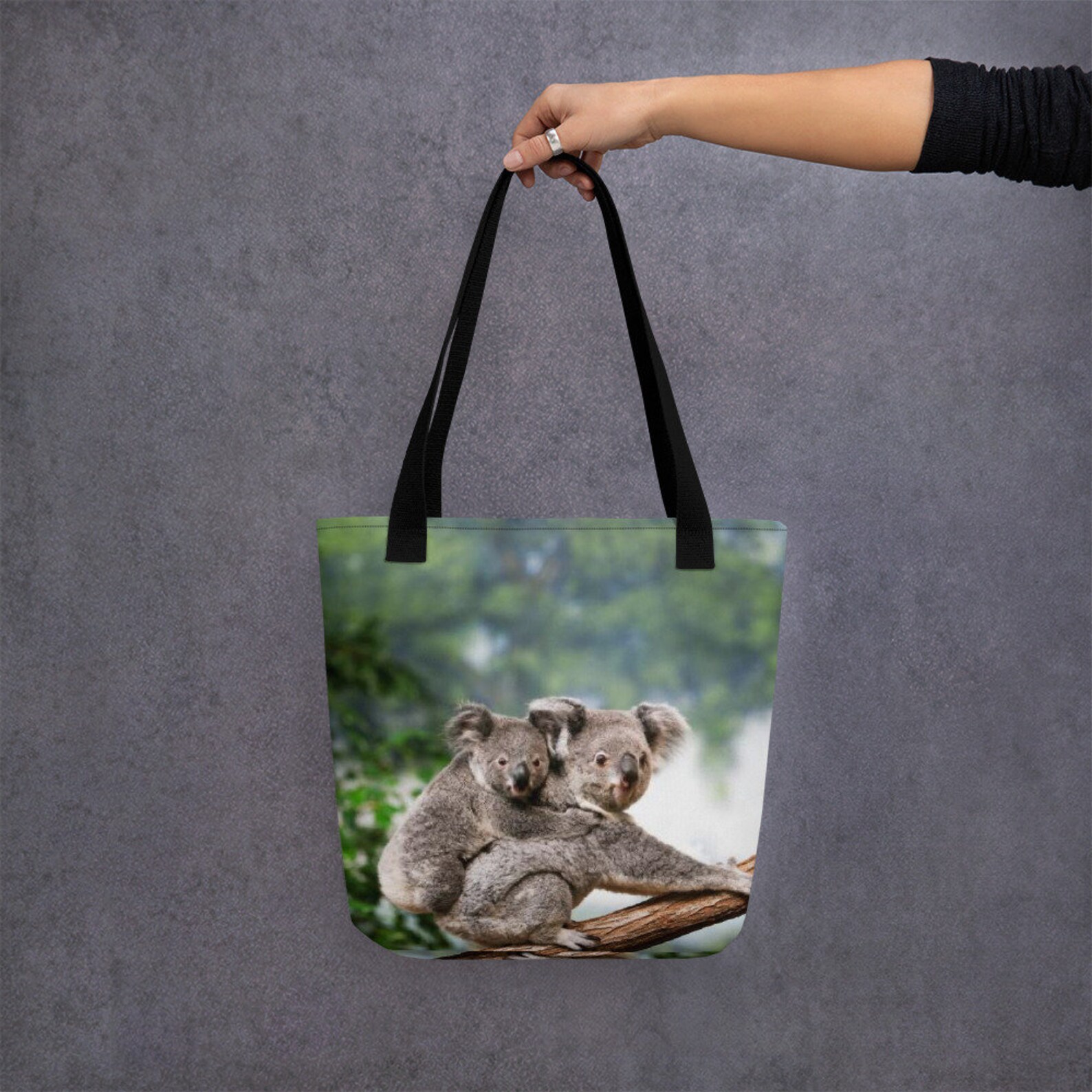 Koala Tote bag Koala tote Animal Tote Koala Gift Bag Etsy