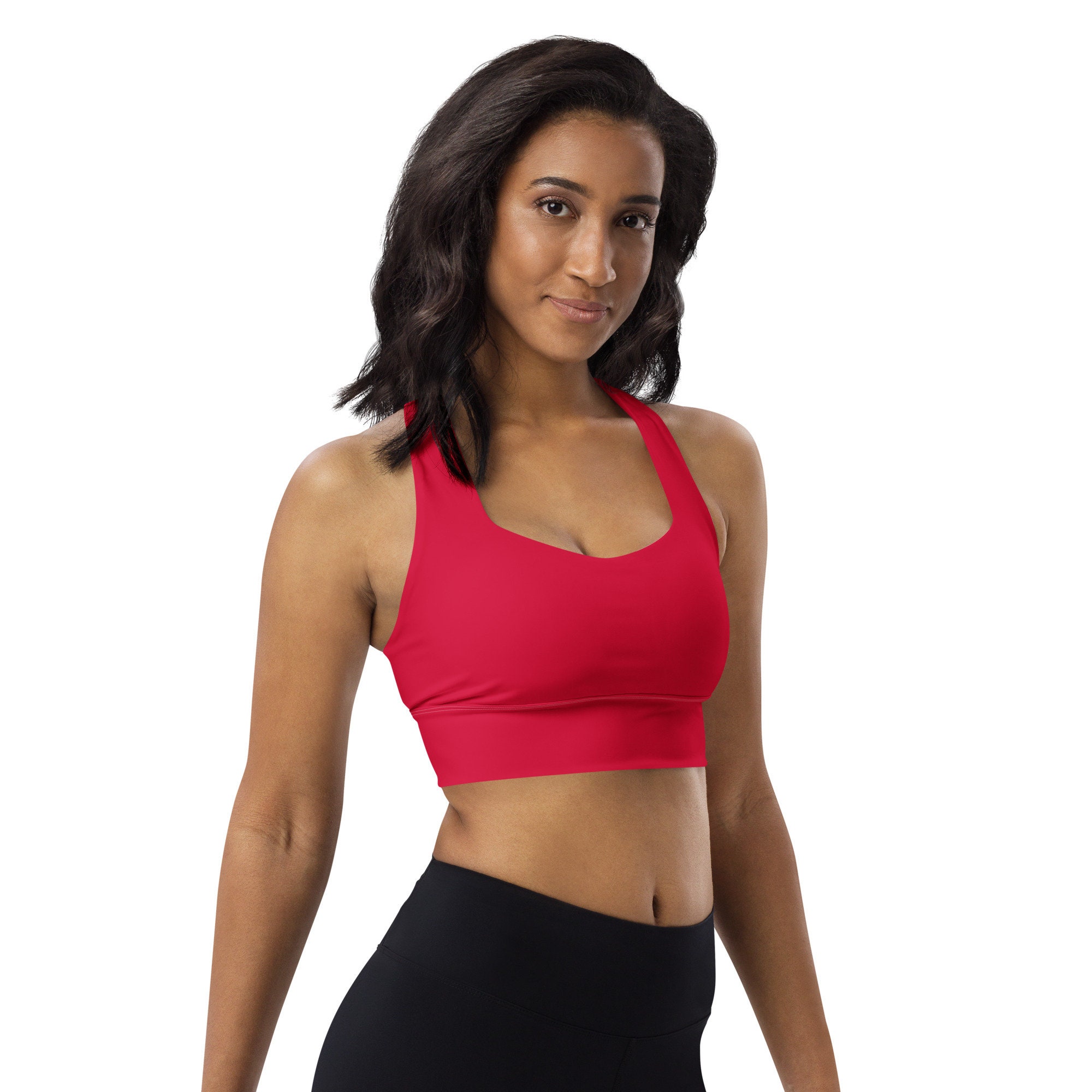 Crimson Red Sports Bra