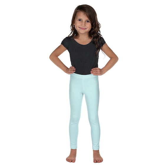 Light blue leggings toddler hot sale