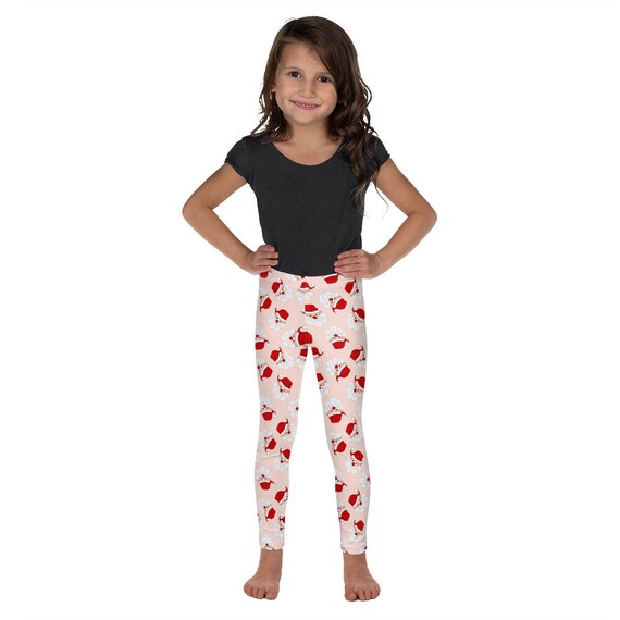 Kids Christmas Leggings Festival Girls Leggings Santa Claus