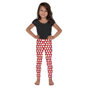 Kids Christmas Leggings, Festival Girls Leggings, Santa Claus Leggings, Girls Activewear, Toddler Leggings, Dance Leggings, Kids Gifts
