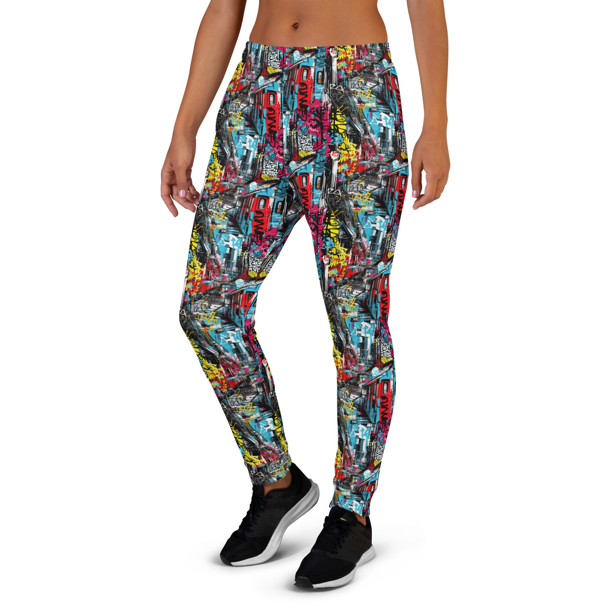 Street Graffiti Printed Jogger Sweatpants Women Comfy Cozy Warm Unique Art Sweatpants Trendy Lounge Streetwear Yoga Pants Gifts for Her Etsy UK