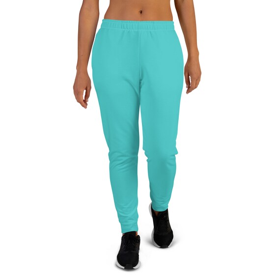 Turquoise joggers womens hotsell