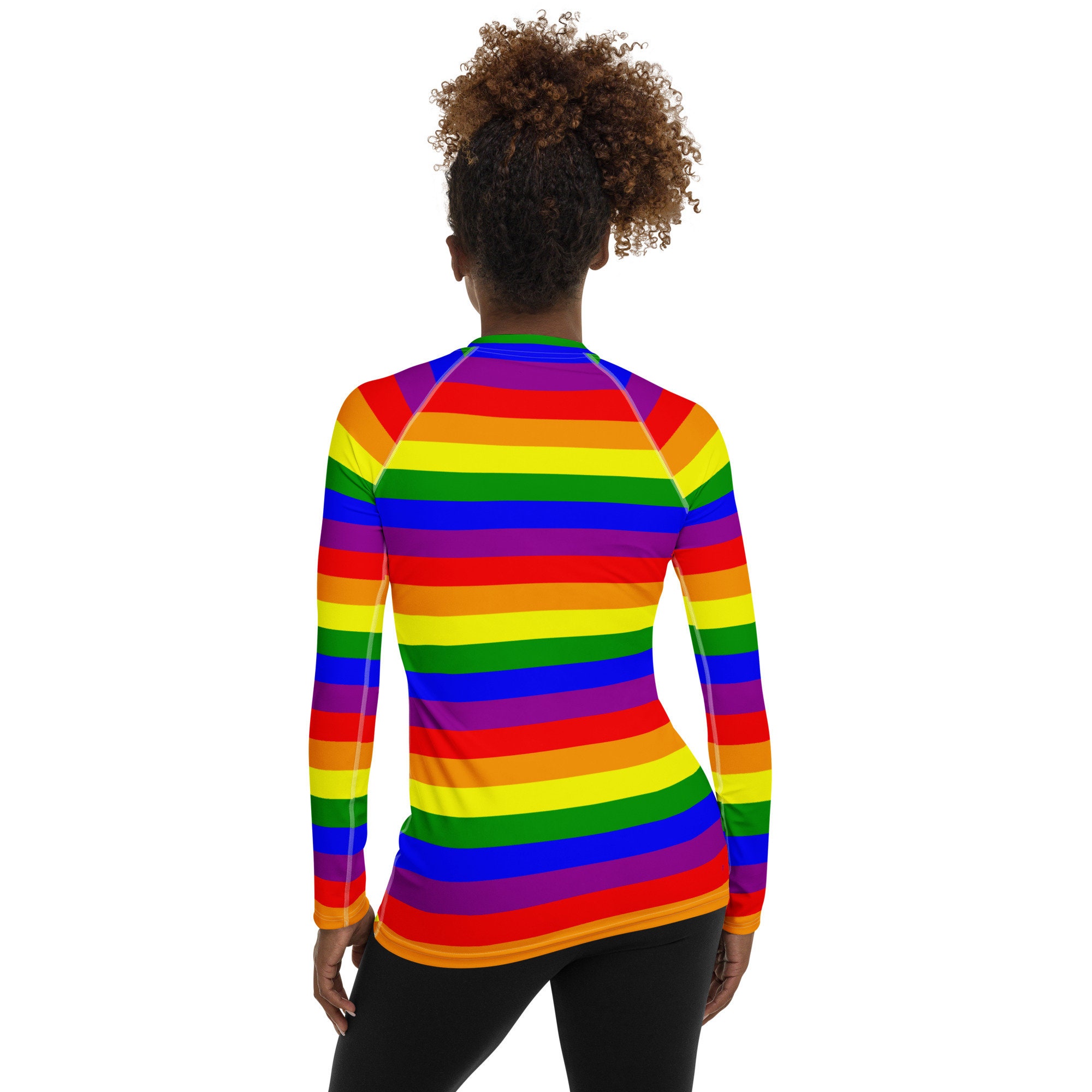 Lesbian Pride Rash Guard, Gay Pride Fitness Rash Guard, Long Sleeve ...