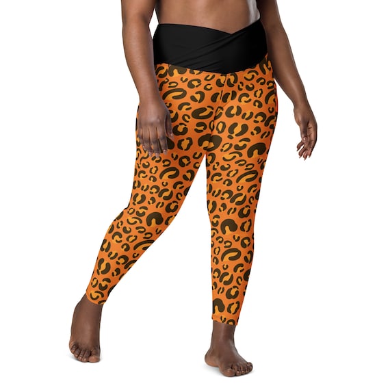 Buy Leopard Print Leggings for Women, High-waisted Crossover