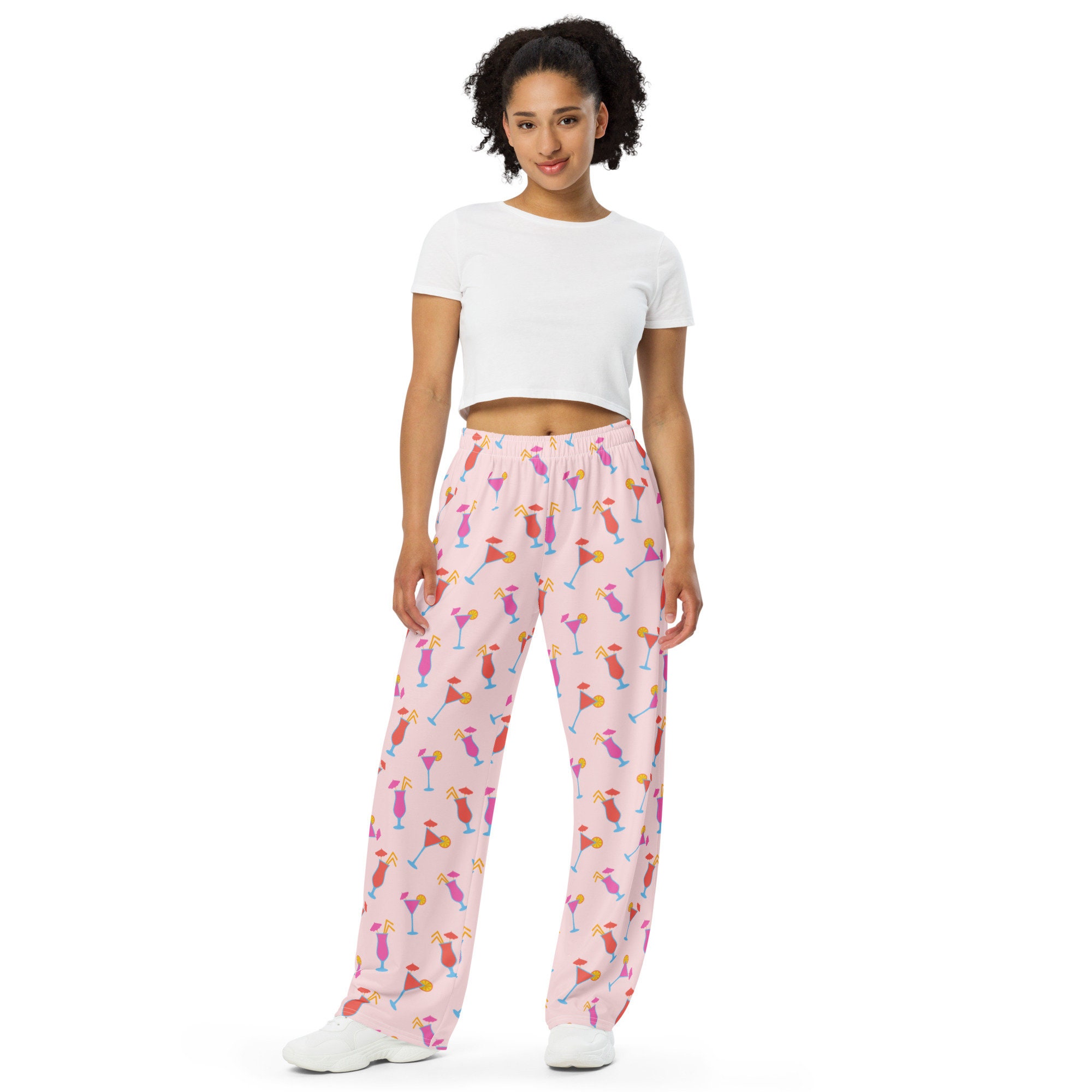 Cocktails Martini Unisex PJ Pants Comfy Lounge Pants With Pockets