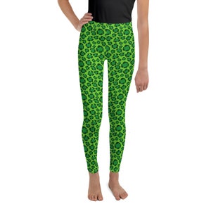 Cheetah Printed Leggings for Kids/Youth, Kids Animal Tights, Children Leggings, All Over Print Soft Stretch Girls Leggings, Girls Gift