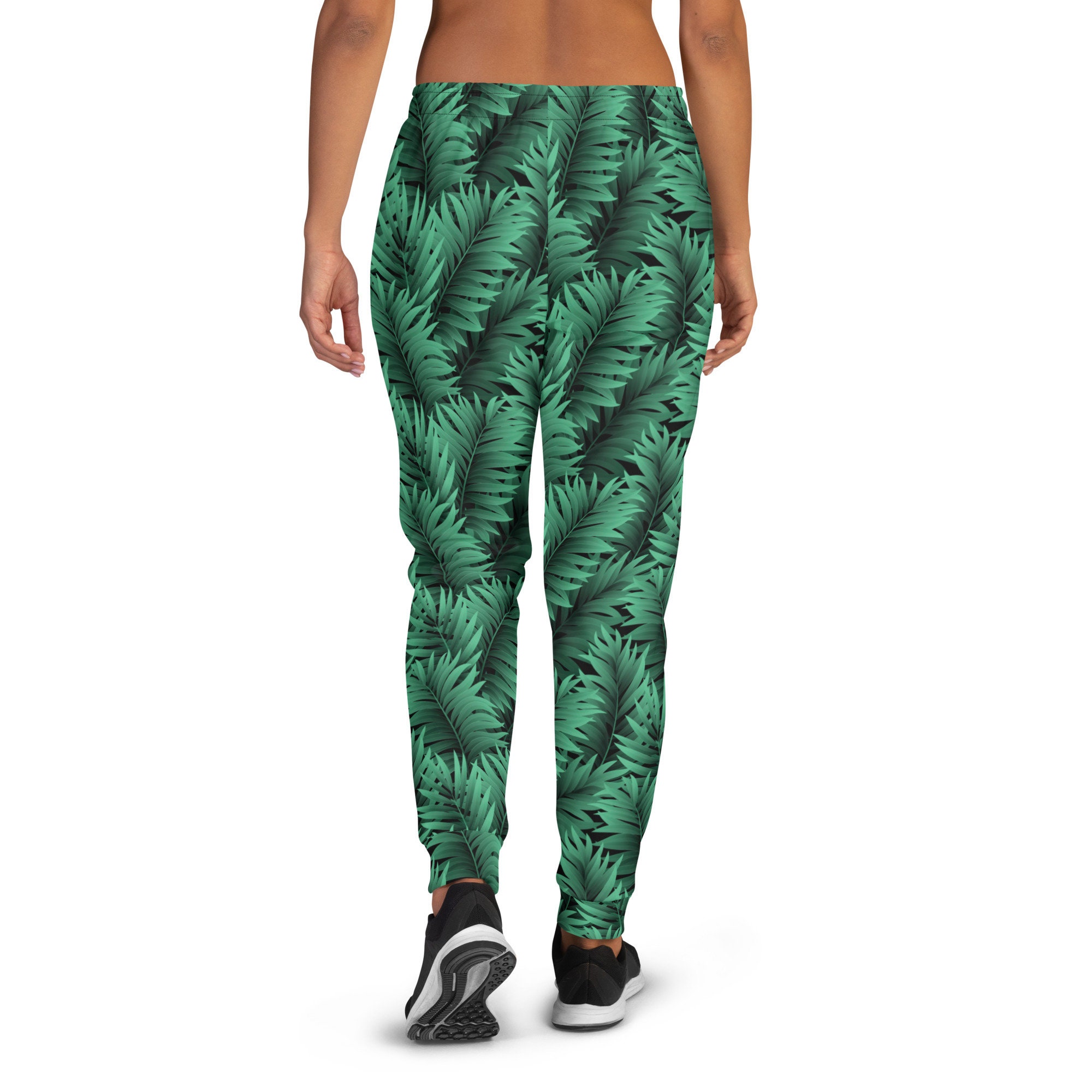 Fern Leaf Printed Jogger Sweatpants Women All Over Print Colorful Streetwear Joggers Warm Cozy Comfy Stylish Loungewear Pant Gift for Her Etsy UK