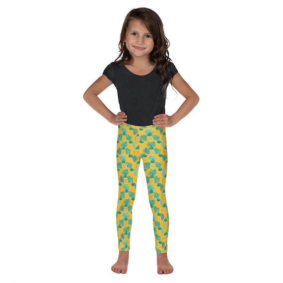 Pineapple Fruit Kids Leggings Girls Leggings Toddler Leggings Printed Leggings Soft Stretch Leggings Girls Activewear Gifts for Kids Etsy