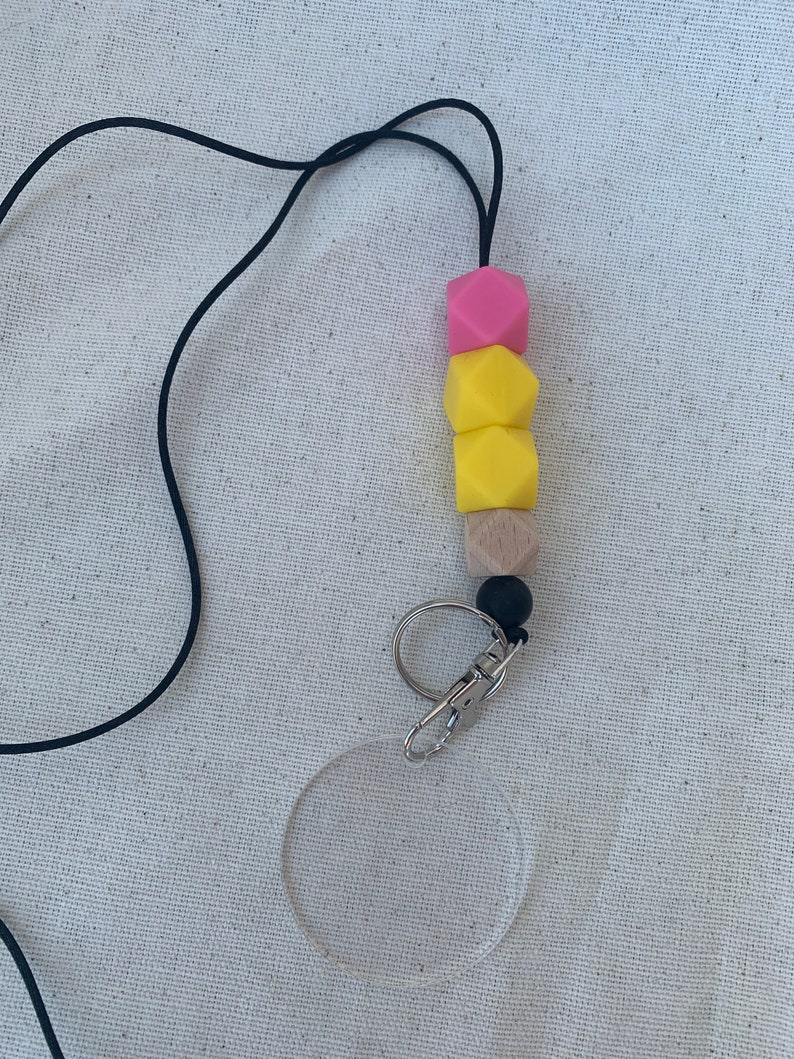 Pencil Personalized Teacher Lanyard