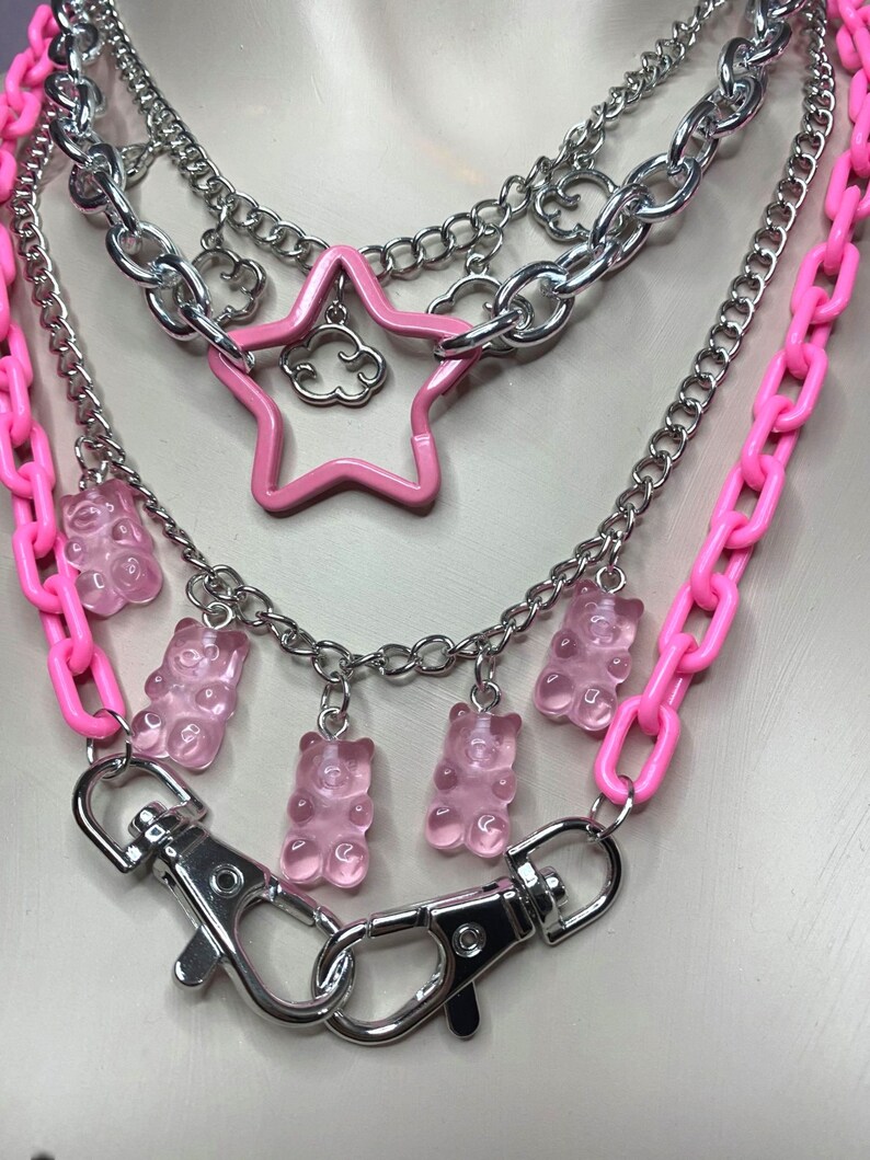 Pastel Goth Necklace Set Etsy