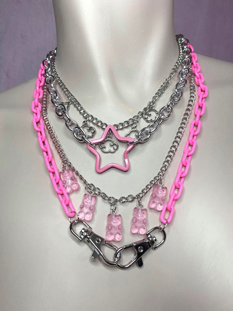 Pastel Goth Necklace Set Etsy