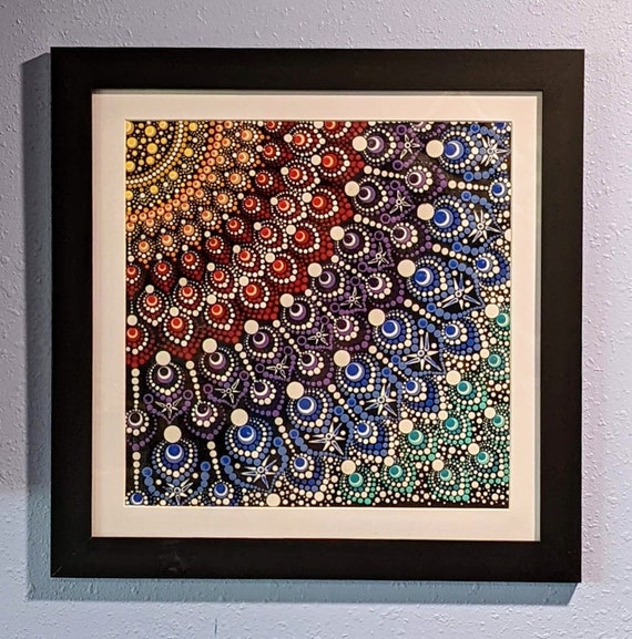 Mandala painting cheap on canvas