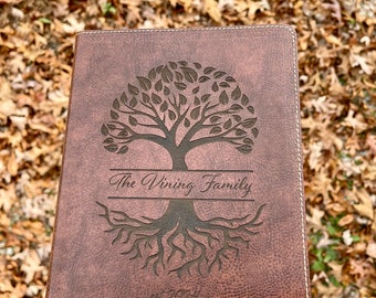 Personalized KJV Journaling Bible: Family Tree Design, Custom Name
