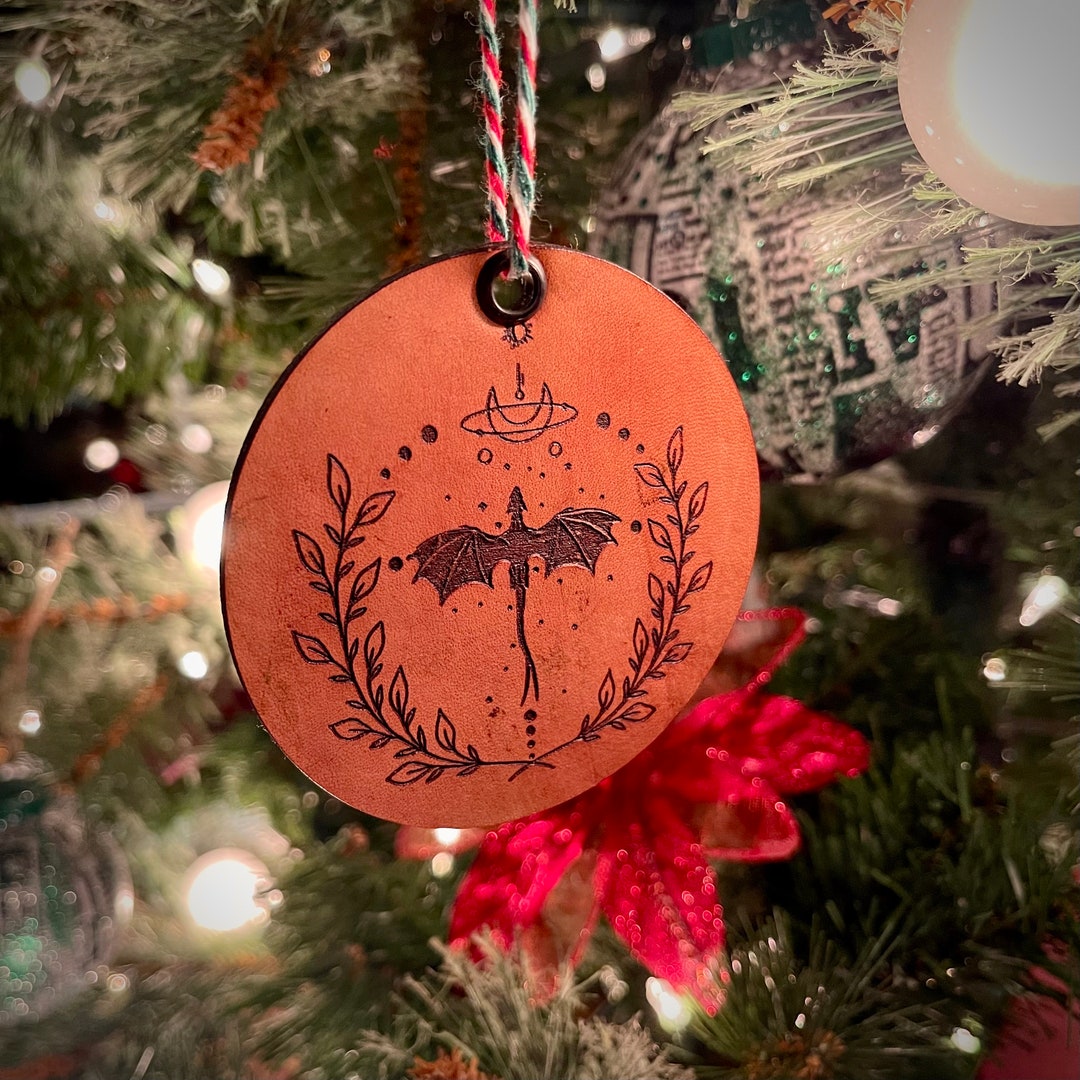 Dragons Fourth Wing Christmas Ornament Three Dragons Ardana, Tarin 4th Wing Holiday Decoration