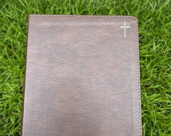 Personalized NIV Journaling Bible: Engraved Leathersoft Cover, Baptism Gift