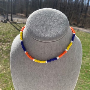 Rebels Ezra Bridger inspired seed bead choker. Nerd inspired necklace.