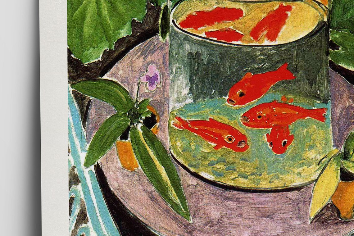 Картина золотые рыбки матисс
