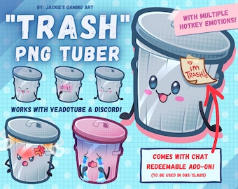 Trash PNG Tuber | Veadotube | Discord | Twitch