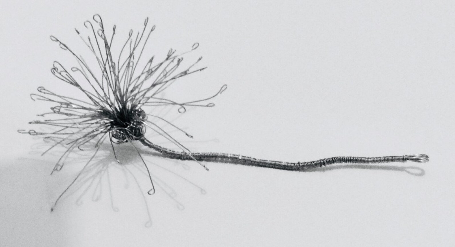 Wire Dandelion Sculpture....make a Wish Stainless Steel Etsy UK