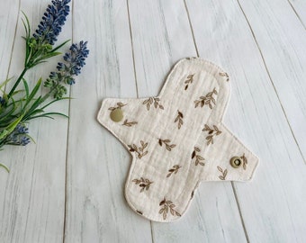 Reusable Organic Cotton Panty Liner: Soft Flannel Cloth Pad