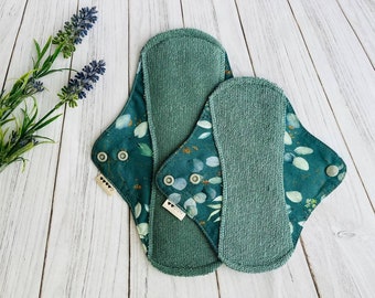 Organisch bamboedoekje, menstruerend maandverband, ZERO WASTE menstruatiepads - 7 maten beschikbaar