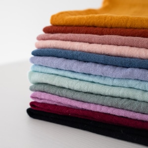 Panni per il viso in mussola organica – Asciugamani riutilizzabili per la cura della pelle, salviette per il viso, dischetti struccanti, salviette di cotone morbido