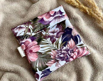 Floral Waterproof Wet Bag: Reusable Travel Pouches, Eco Toiletry Bag
