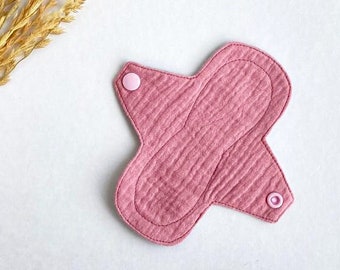 Organic Muslin Panty Liners: Reusable Cloth Pad Set, Zero Waste