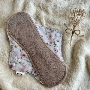 Umweltfreundliche wiederverwendbare Stoffbinden, Waschbare Stoffbinden, Bio-Bambus-Damenbinden, Wiederverwendbare Stoffbinden, Zero Waste Geschenk für Frauen