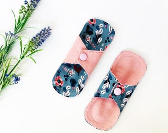 Organic Muslin Panty Liner: Reusable Cotton Cloth Pad (6")