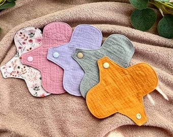 Reusable Cotton Muslin Panty Liners: Light Incontinence, Zero Waste