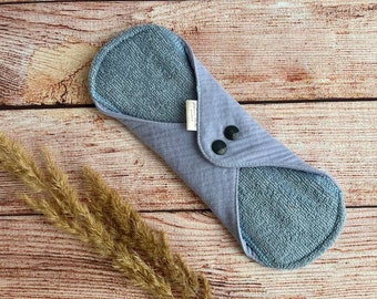 Organic Bamboo Reusable Period Pad: Extra Soft Muslin Cloth