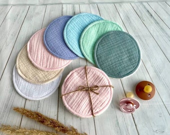 Organic Bamboo Nursing Pads: Reusable Muslin Breastfeeding Pads