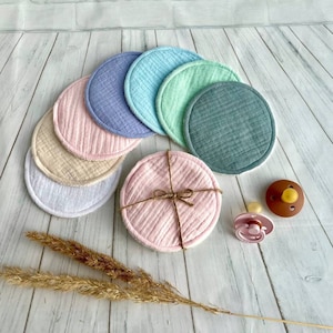 Organic Bamboo Nursing Pads: Reusable Muslin Breastfeeding Pads
