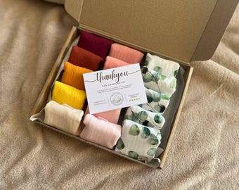 Organic Cotton Cloth Panty Liners: Everyday Use, Soft Muslin Set
